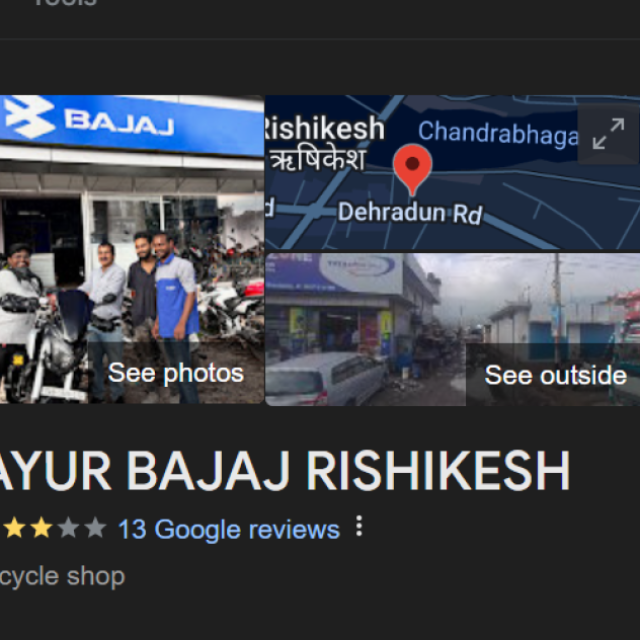 bajaj showroom near me bike