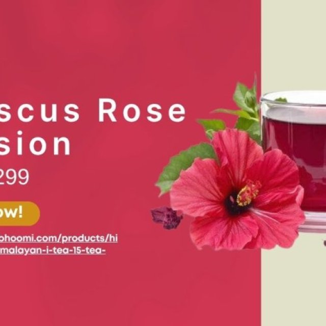 Hibiscus Rose Infusion - Pure Himalayan Floral Goodness in Every Sip