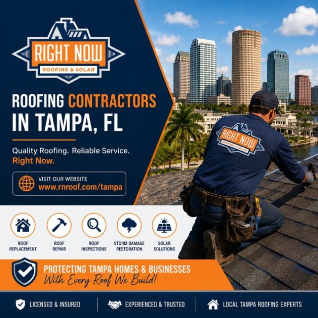 Right Now Roofing & Solar - Tampa
